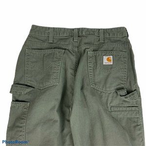 Women’s Carhartt green carpenter pants size 8X32